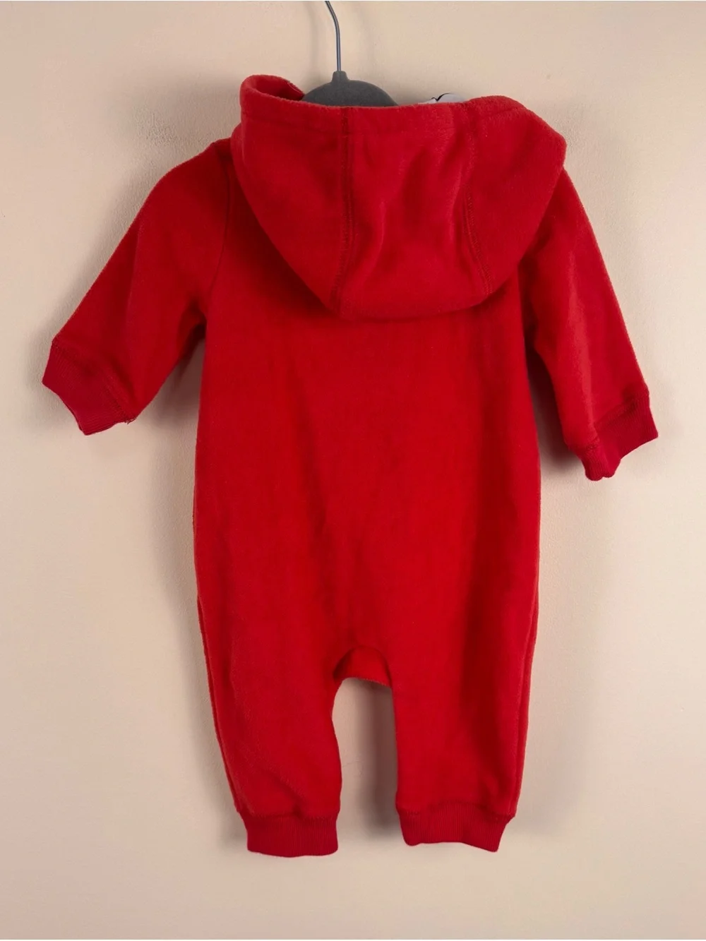 Baby Gap Logo Hooded Fleece One-Piece